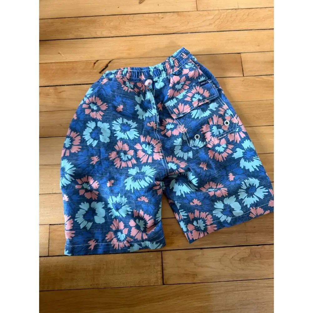 Johnnie-O youth swim trunks blue‎